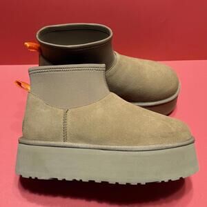 UGG Classic Ultra Mini Dipper Platform Women's Boots Chestnut 1168170